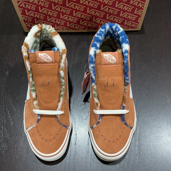 Vans Sk8-Hi Suede Sherpa Sunburn - Picture 4 of 5